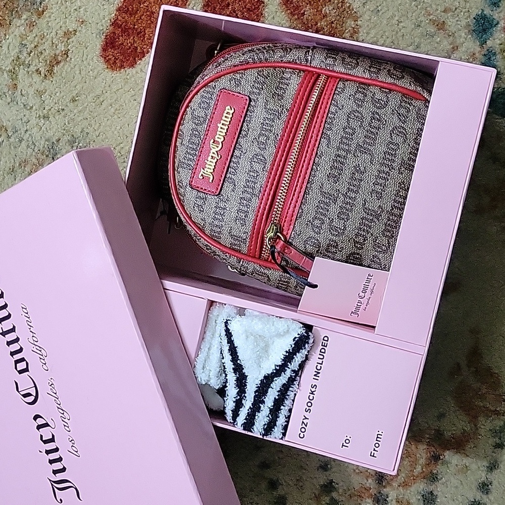 Juicy Couture Mini Bag Pack & Sock Gift Set